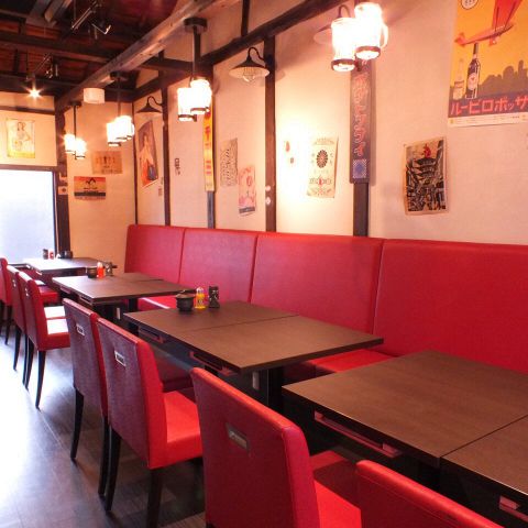 こだわりの店内