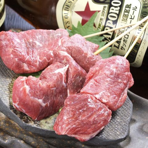 肉の大川の特選牛串!
